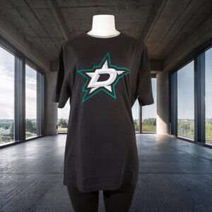 American Needle (Red Jacket) Dallas Stars 100% cotton black M T-shirt